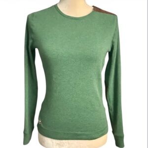 Lauren Ralph Lauren Green Long Sleeve Top Sz S